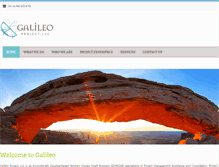 Tablet Screenshot of galileoaz.com